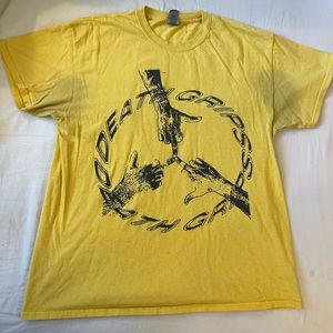 Death Grips with this official band t-shirt well worn